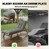 Afbeelding van Outsunny Tuinkussen - Polyester, PP-katoen - 65L x 198B x 13H cm - Lichtgrijs