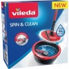 Afbeelding van Vileda Spin&Clean - Mopset - Altijd schoon pad - Plooibare microvezel kop 2in1