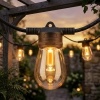 Afbeelding van Homcom LED Sfeerverlichting - 4,5B x 9,1H cm - Zwart