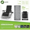 Afbeelding van tillvex® Opvouwbare Ligstoel tot 200kg | Weerbestendig Zonnebed voor Tuin & Balkon