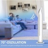 Afbeelding van HOMCOM Torenventilator - 18x18x78,5 cm - Wit