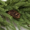 Afbeelding van HOMCOM Kunststof en Metaal Kerstkrans Ø60 x 15H cm Groen