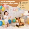 Afbeelding van Aiyaplay Kinderschommelpaard - Polyester, Staal - 65L x 35B x 59H cm - Bruin