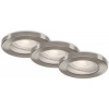 Afbeelding van BRILONER LED Inbouwspot set 7181 Ø 85 mm mat nikkel, 3 stuks