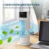 Afbeelding van HOMCOM Tafelventilator - ABS, kunststof - 16,8L x 16B x 41H cm - Wit