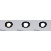 Afbeelding van Paulmann LED Inbouwspots Calla Set van 3 - Mat Zwart - IP65 - 5W - 430 lm - 230V - Badkamer