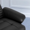 Afbeelding van HOMCOM Relaxfauteuil met voetensteun - Polyester, staal - 69L x 71B x 104H cm - Zwart