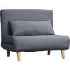 Afbeelding van HOMCOM eenpersoons slaapbank - 95x190x27,5 cm - grijs