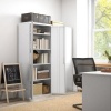 Afbeelding van HOMCOM archiefkast - staal - 80 L × 40 B × 180 H cm - wit
