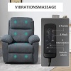 Afbeelding van HOMCOM massagestoel met sta-op functie en 8 vibratiemotoren - grijs