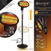 Afbeelding van KESSER® Terrasverwarmer - Infrarood Verwarming - 2000 watt - Standkachel - In hoogte verstelbaar - B