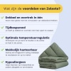 Afbeelding van Zelesta® Everyday Uni Pastel Groen 240x200cm - Hoesloos Dekbed - 30 Dagen Proefslapen