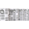Afbeelding van EISL Douchegordijn met mozaïek 200x180x0,2 cm grijs