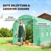 Afbeelding van Outsunny Kasafdekking - PE - 400L x 200B x 200H cm - Groen