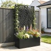 Afbeelding van Outsunny Multifunctionele Tuinbak - Metaal - 61L x 23B x 113H cm - Zwart