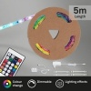Afbeelding van Briloner Leuchten LED SUPERLINE - 5m RGB LED-strip met afstandsbediening en 164 kleuren