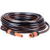 Afbeelding van BLACK+DECKER Tuinslang met Koppelingen - 20 Meter - 5 Stuks - Max. 6Bar - PVC - Zwart/Oranje