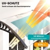 Afbeelding van Outsunny Polycarbonaat en Aluminium - Witte Overkapping 89L x 122B x 24H cm