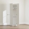 Afbeelding van HOMCOM Kledingkast Spaanplaat 40L x 52B x 180H cm Wit