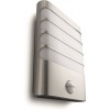 Afbeelding van Philips Raccoon buitenwandlamp met sensor - 1 licht - RVS