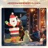 Afbeelding van Outsunny Verlichte Kerstdecoratie van Polyester en Staal, 52x30x93 cm, Meerkleurig