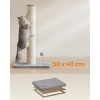 Afbeelding van 85 cm hoge krabpaal met 13 cm dikke stam voor middelgrote en grote katten - duifgrijs