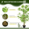 Afbeelding van Outsunny - Kunstplant met pot - Voor binnen en buiten - Groen