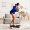 Afbeelding van HOMCOM Aerobic Stepboard - Verstelbare Stepper voor Thuis en Kantoor - Zwart/Grijs/Rood