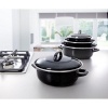 Afbeelding van BK Fortalit Emaille Braadpan 36cm/7.5L – Inductie – Ovenbestendig tot 230 graden – Zwart/Blauw