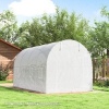 Afbeelding van Outsunny Kascover-PE-400L x 200B x 200H cm - Wit
