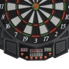Afbeelding van HOMCOM Elektronisch dartbord met deur, 4 LED, 216 spellen, 12 pijlen B8-0006