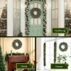 Afbeelding van HOMCOM Kerstkrans PE Ø60 x 8T cm Groen