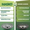 Afbeelding van MASKO® Onkruidborstel voor bosmaaier en bosmaaier, onkruidborstel 25,4 en 20 mm boring, draadborstel