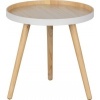 Afbeelding van WOOOD Sasha Bijzettafel - MDF - Natuurlijk - 41x41x40,5