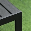 Afbeelding van Outsunny eettafel - tuintafel - aluminium, polyhout - 190x84,5x72 cm - zwart