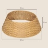 Afbeelding van HOMCOM Kerstboomrok van kunststof, 68 cm diameter, voor kerstboomstandaard en decoratie