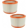 Afbeelding van vhbw 2 x Filter - Compatibel met Hilti VCU 40 Handstofzuiger - Vervangingsfilter voor Stof
