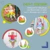 Afbeelding van Outsunny - Kinderschommel - Verstelbare Touwen - Veiligheidsriem - Oranje