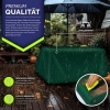 Afbeelding van tillvex® Afdekzeil met ringen, 10 spanrubbers, 15 m touw, waterdicht en scheurvast, premium pvc
