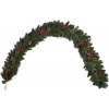 Afbeelding van HOMCOM Kerstguirlande PE 190L x 12B x 8T cm Groen