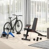 Afbeelding van HOMCOM Zeshoekige dumbbellset van 2 gietijzeren dumbbells, 2 x 4 kg, zwart rubberen handvat