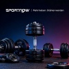 Afbeelding van Sportnow Halterset - Staal, Kunststof - 35L x 19B x 18,4H cm - Meerkleurig