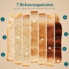 Afbeelding van HOMCOM Toaster - Kunststof - 29,2L x 27,5B x 18,9H cm - Grijs