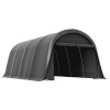 Afbeelding van Outsunny Carport - Gegalvaniseerd staal, PE - 300 x 600 x 266 cm - Donkergrijs