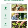 Afbeelding van Outsunny - Tuinkas - met 2 halfronde ramen - 120L x 60B x 60H cm - Groen