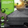 Afbeelding van tillvex® Parasolstandaard 60 liter / 80 kg, 4-delig, weerbestendig, vulbaar met water of zand
