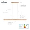 Afbeelding van Elobra Massief Houten LED Hanglamp Colombia S in Eiken, met geïntegreerde Touchbediening