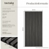 Afbeelding van tectake® Akoestische Wandpanelen - Set van 4 - 60 x 120 cm - Zwart Eiken - Geluidsisolatie