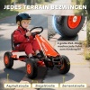 Afbeelding van AIYAPLAY Gokart met Handrem, Verstelbare Stoel en Pedaalaandrijving voor Kinderen 3-8 Jaar