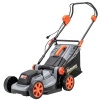 Afbeelding van Outsunny Elektrische Grasmaaier 1200 W, 34 cm, 35L opvang, mulchfunctie, 6 maaihoogtes